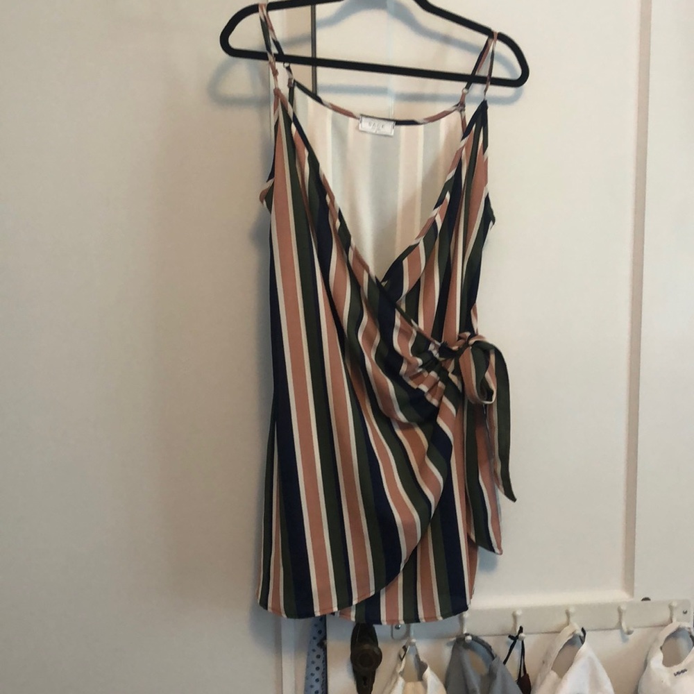 SAGE the label mini wrap dress, size M